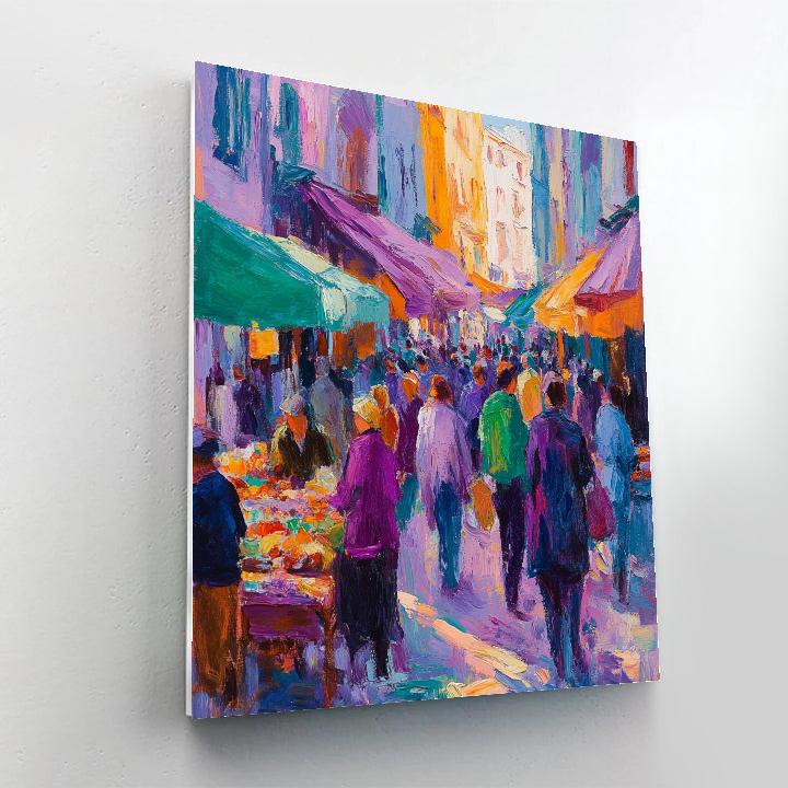 Marianne Von Werefkin Inspired Market Day paint by numbers