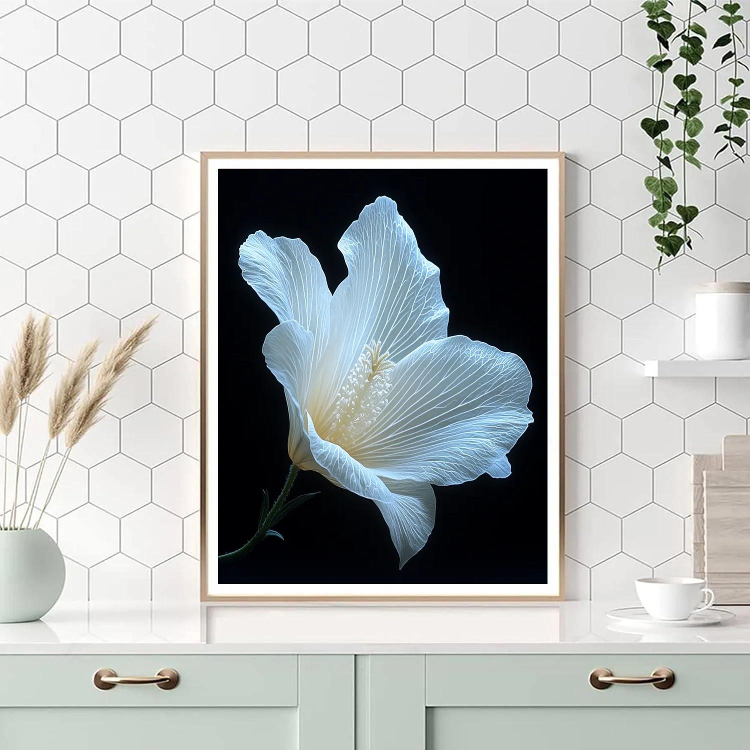 Caravaggio Inspired Celestial Bloom paint by number