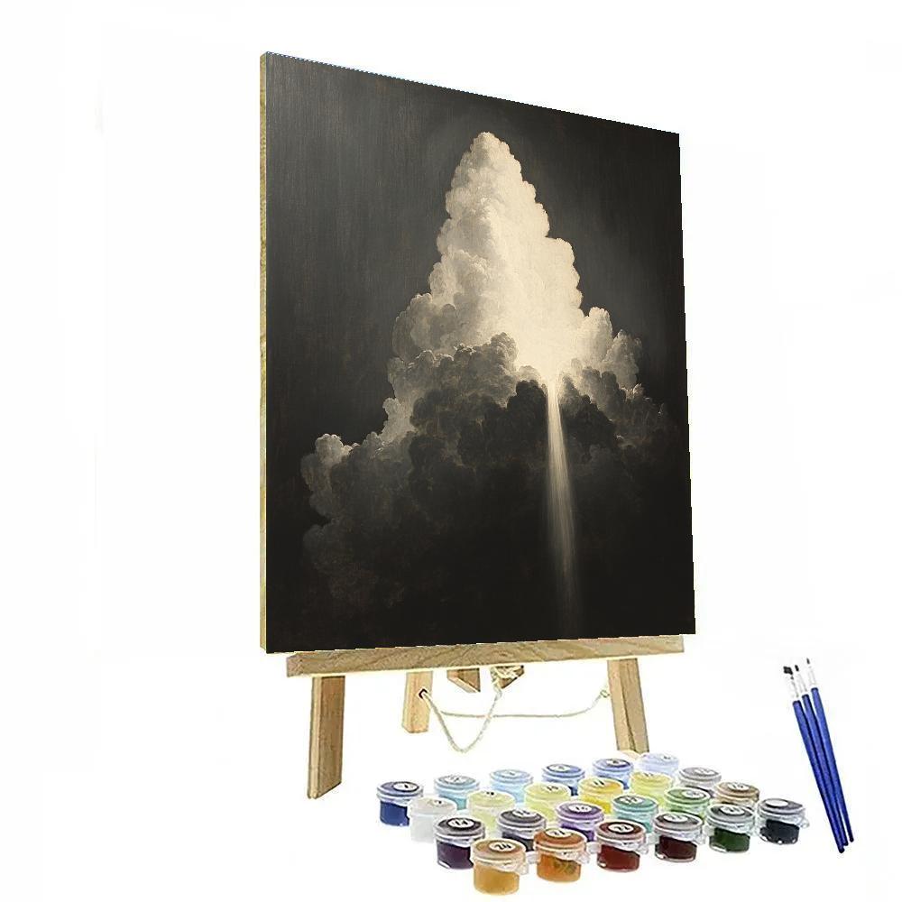Caravaggio Inspired Thunderstorm Cloudscape Numbered painting kits