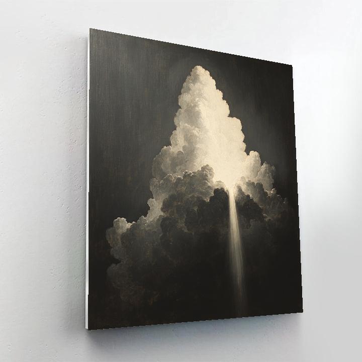 Caravaggio Inspired Thunderstorm Cloudscape Numbered painting kits