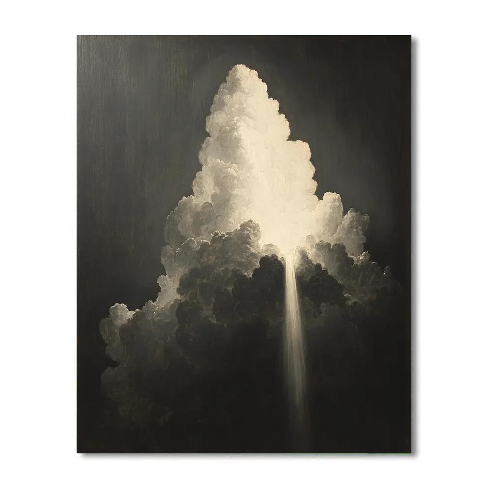 Caravaggio Inspired Thunderstorm Cloudscape Numbered painting kits