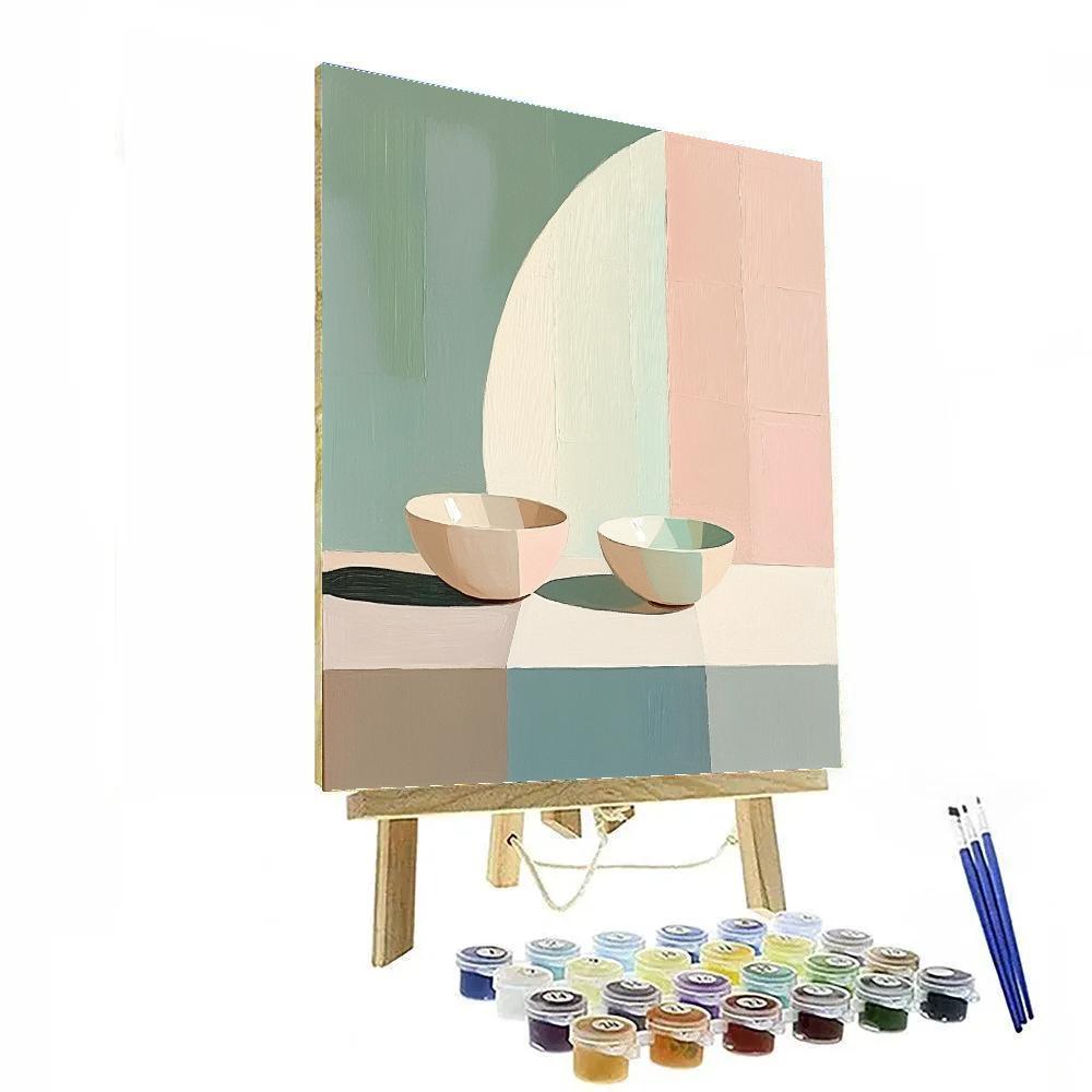 Edgar Degas Inspired Porcelain Light Study Painting by numbers kit