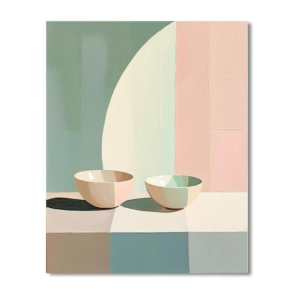 Edgar Degas Inspired Porcelain Light Study Painting by numbers kit