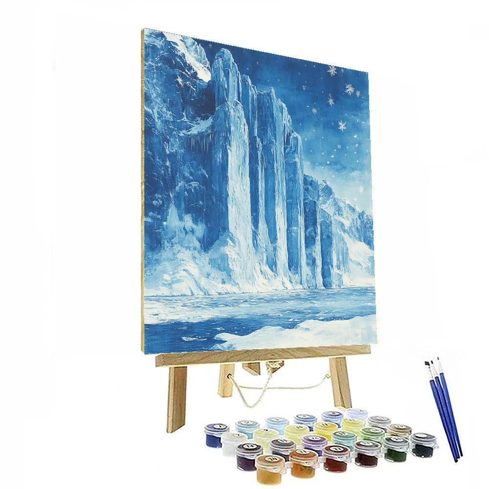 Michelangelo Inspired Glacial Dance Paint by numbers art