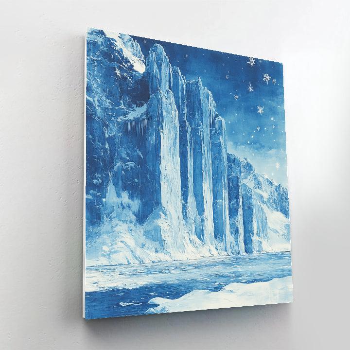 Michelangelo Inspired Glacial Dance Paint by numbers art