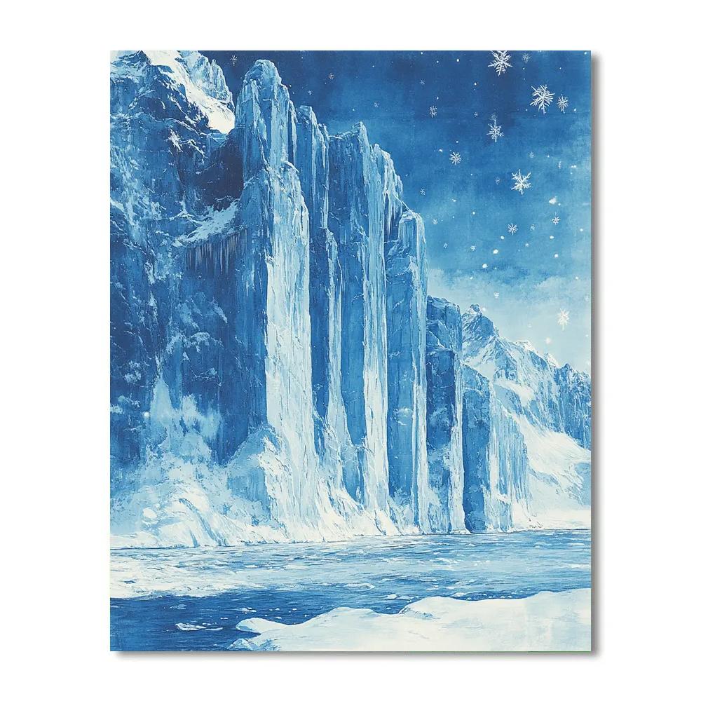 Michelangelo Inspired Glacial Dance Paint by numbers art