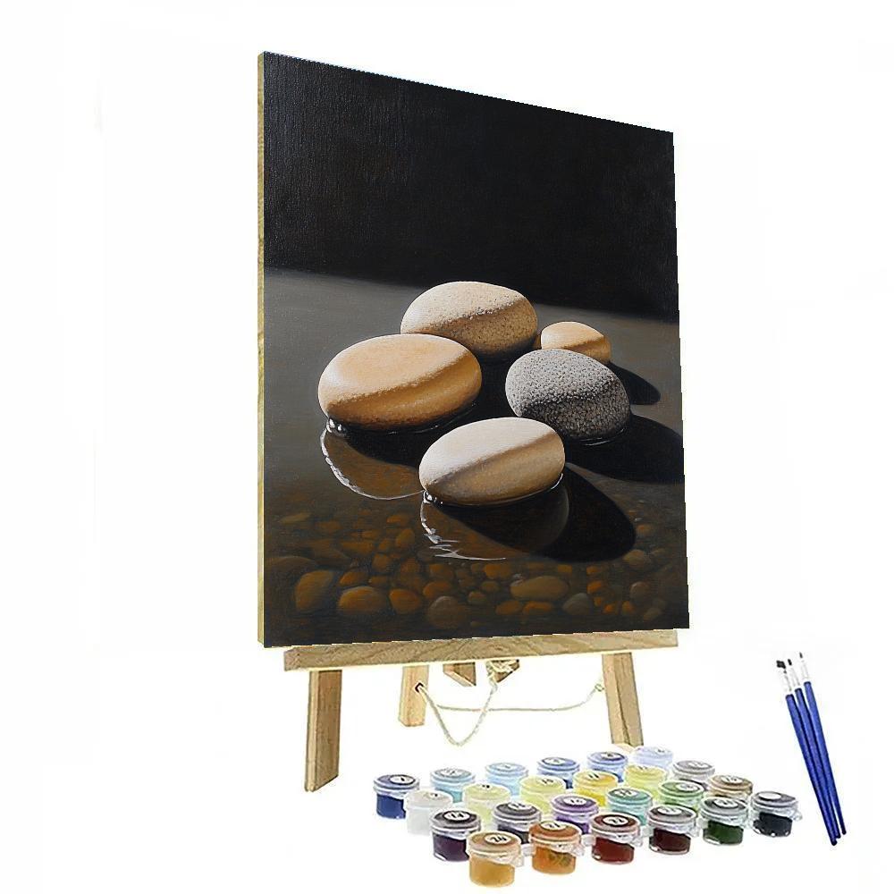 Caravaggio Inspired Serene River Stone paint by number