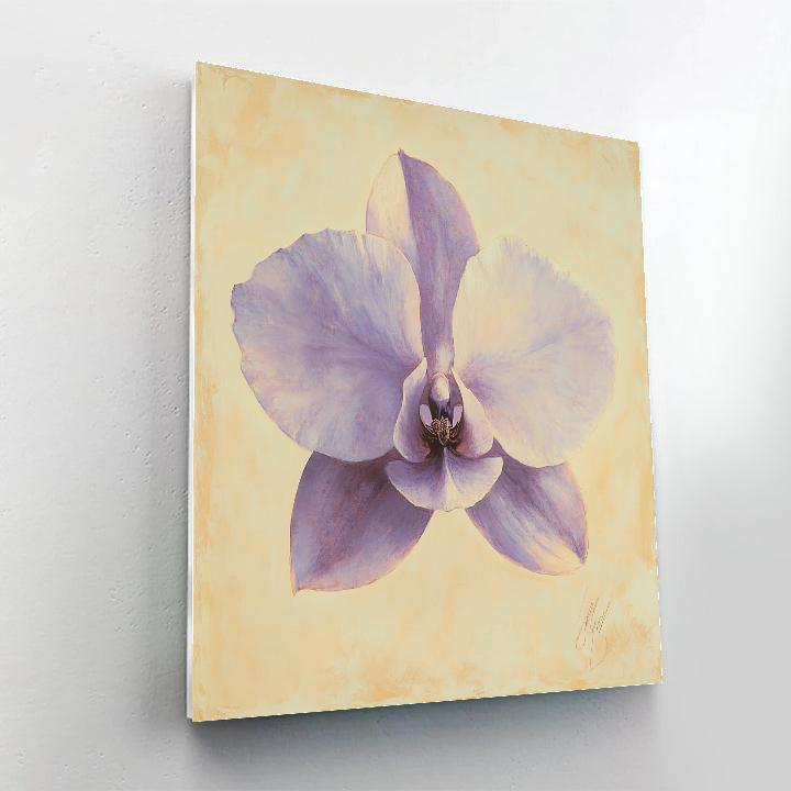 Leonardo Da Vinci Inspired Celestial Orchid Study paint by number