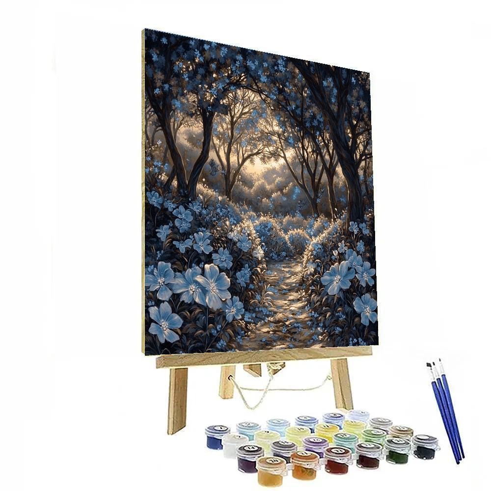 Michelangelo Inspired Midnight Garden Numbered painting kits