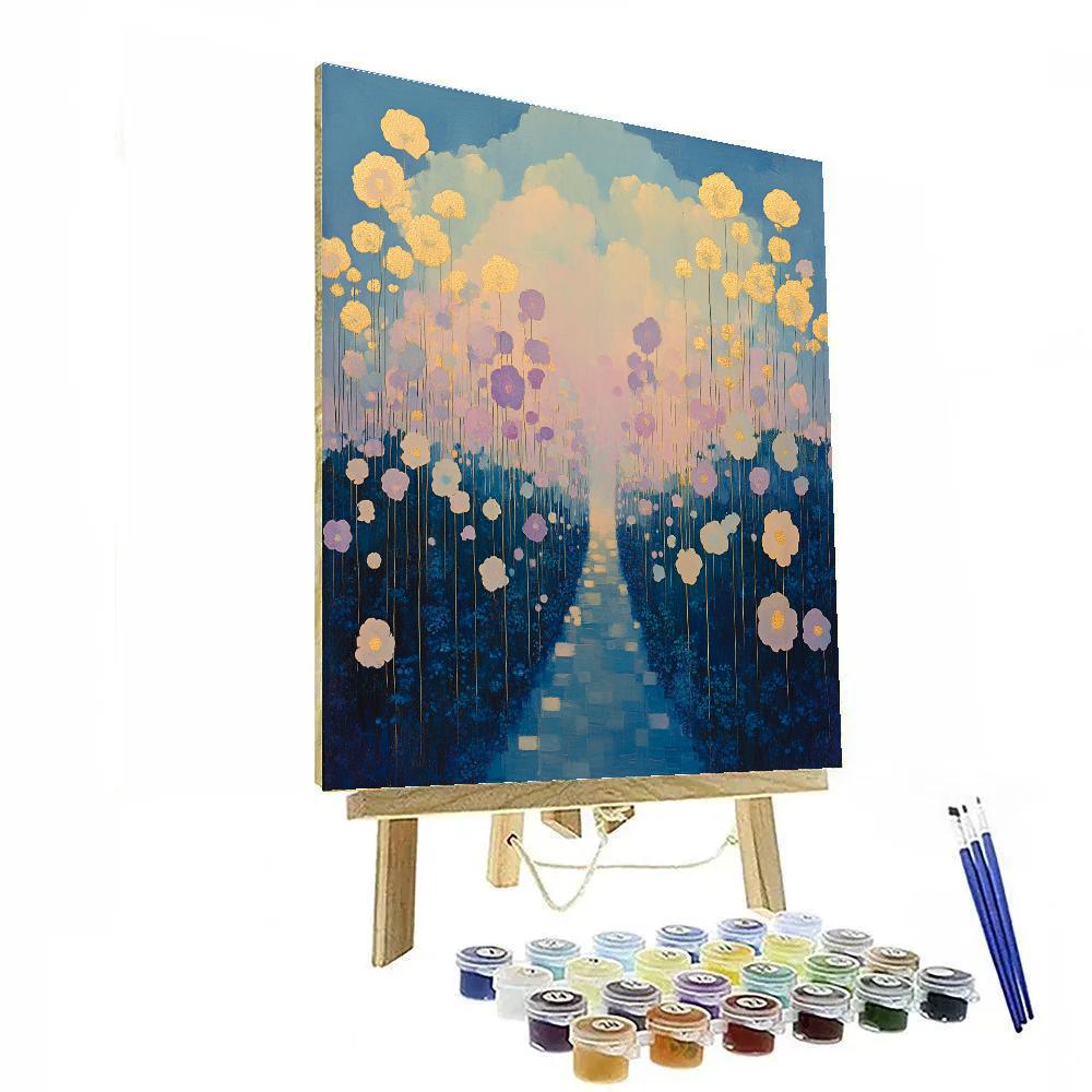 Edgar Degas Inspired Tea Garden Of Nebulae Numbered painting kits