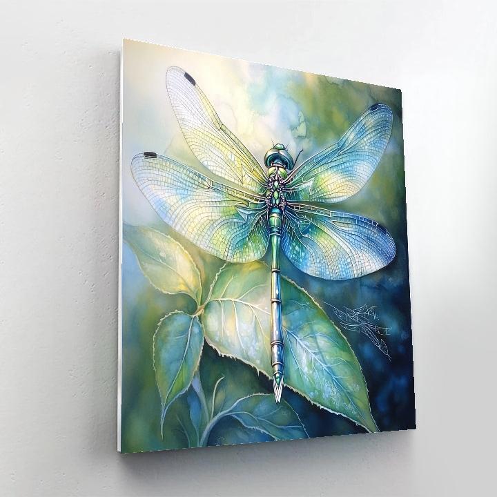 Michelangelo Inspired Dragonfly Reverie Paint by numbers kits