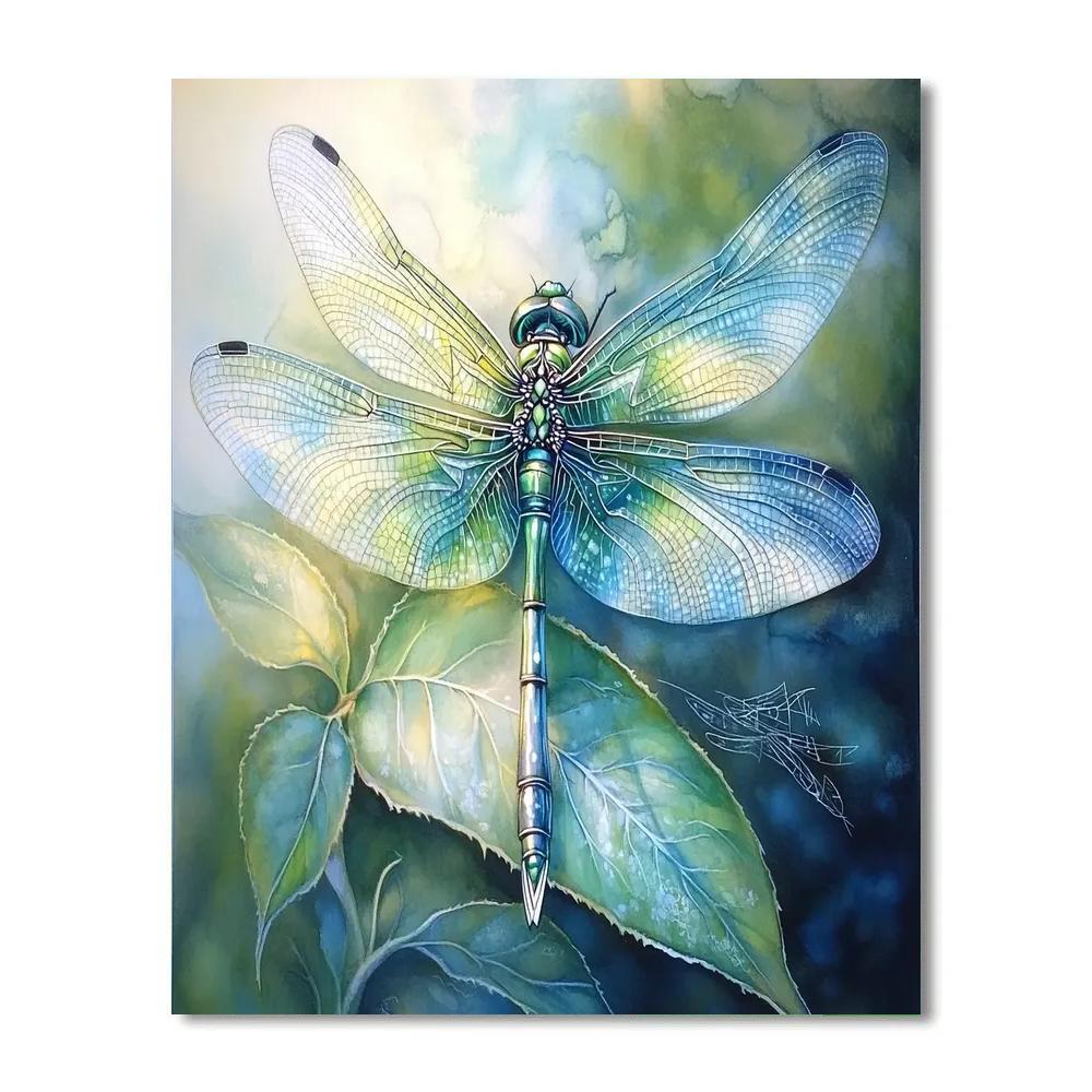 Michelangelo Inspired Dragonfly Reverie Paint by numbers kits