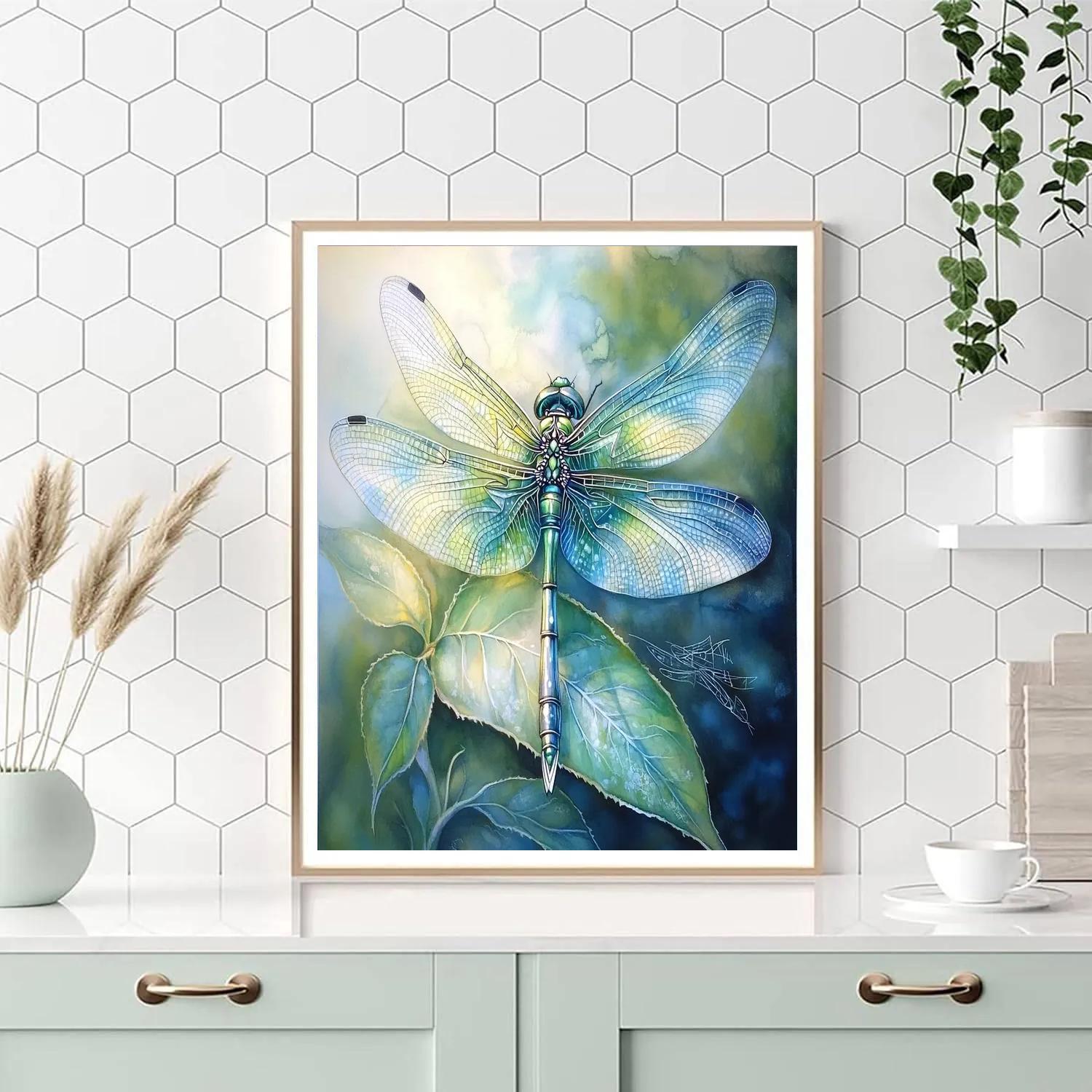 Michelangelo Inspired Dragonfly Reverie Paint by numbers kits
