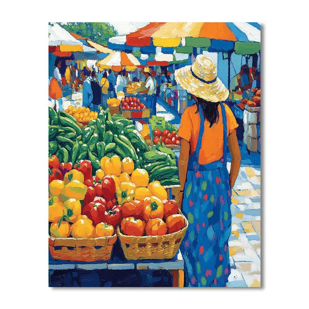 Henri Matisse Inspired Market Stall Painting by numbers kit