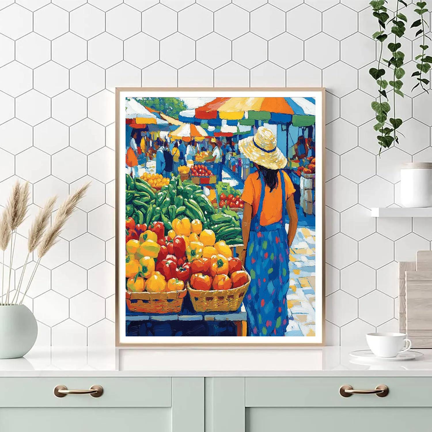 Henri Matisse Inspired Market Stall Painting by numbers kit