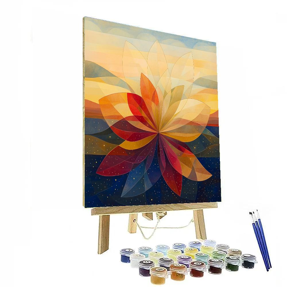 Paul Klee Inspired Cosmic Garden paint by number