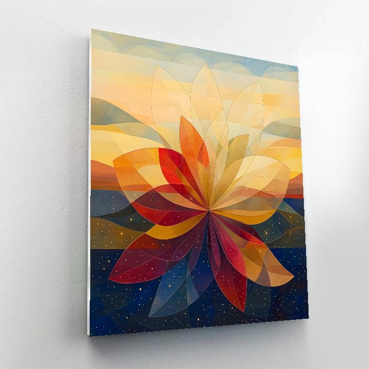 Paul Klee Inspired Cosmic Garden paint by number