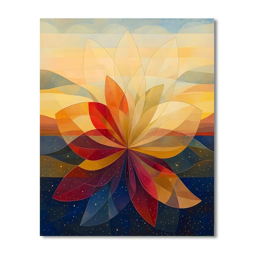 Paul Klee Inspired Cosmic Garden paint by number