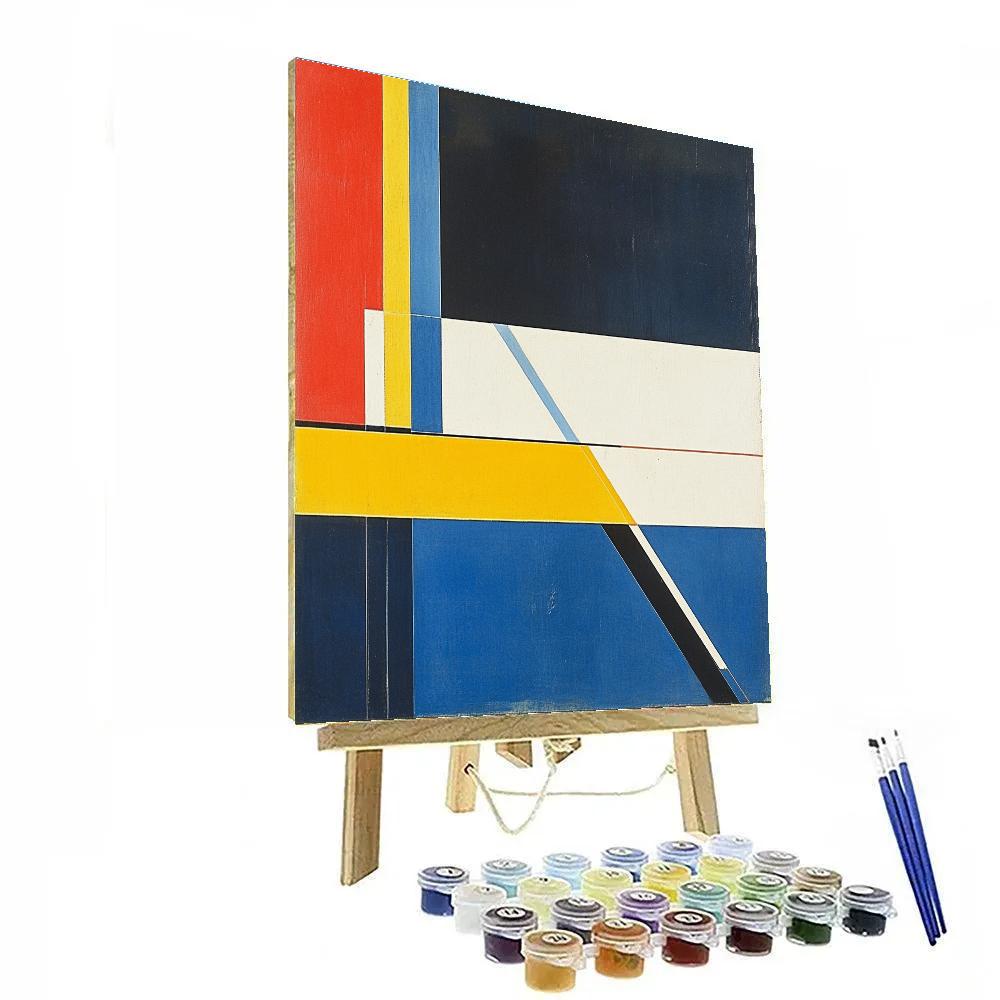 Kazimir Malevich Inspired Equilibrium Of Primitives paint by color