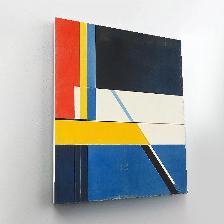 Kazimir Malevich Inspired Equilibrium Of Primitives paint by color