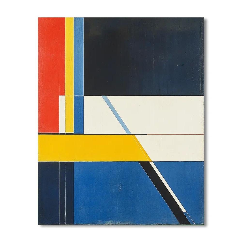 Kazimir Malevich Inspired Equilibrium Of Primitives paint by color