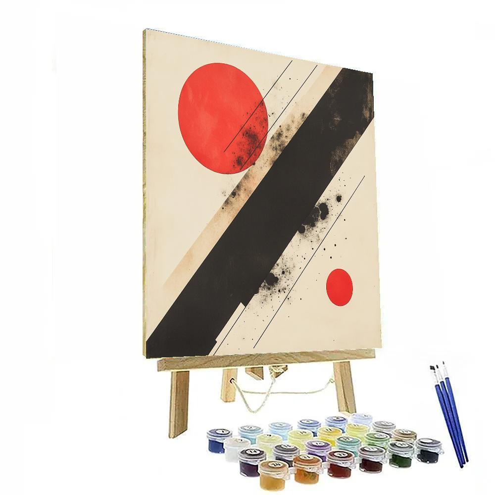 Kazimir Malevich Inspired Void And Vector Chorus Numbered painting kits