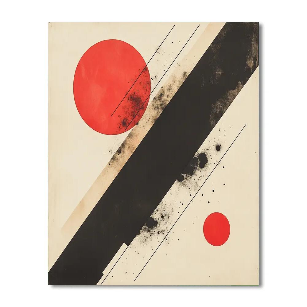 Kazimir Malevich Inspired Void And Vector Chorus Numbered painting kits