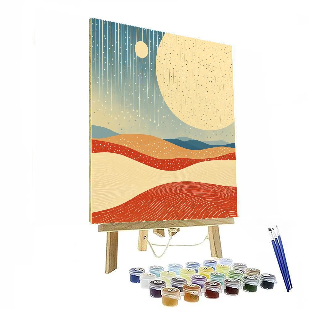 Paul Klee Inspired Desert Constellation Paint by numbers art