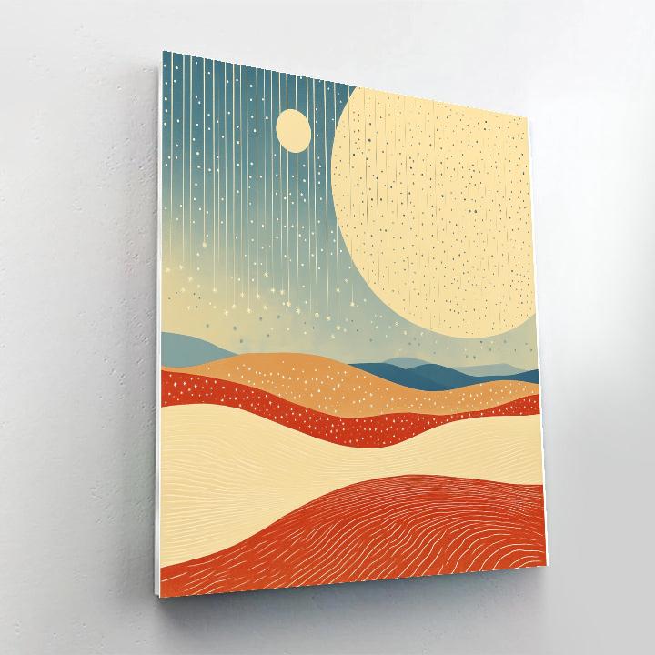 Paul Klee Inspired Desert Constellation Paint by numbers art