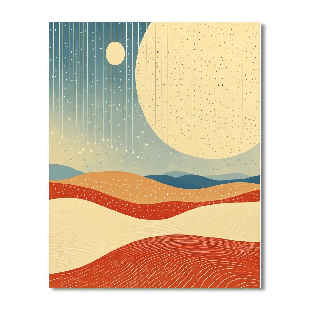 Paul Klee Inspired Desert Constellation Paint by numbers art