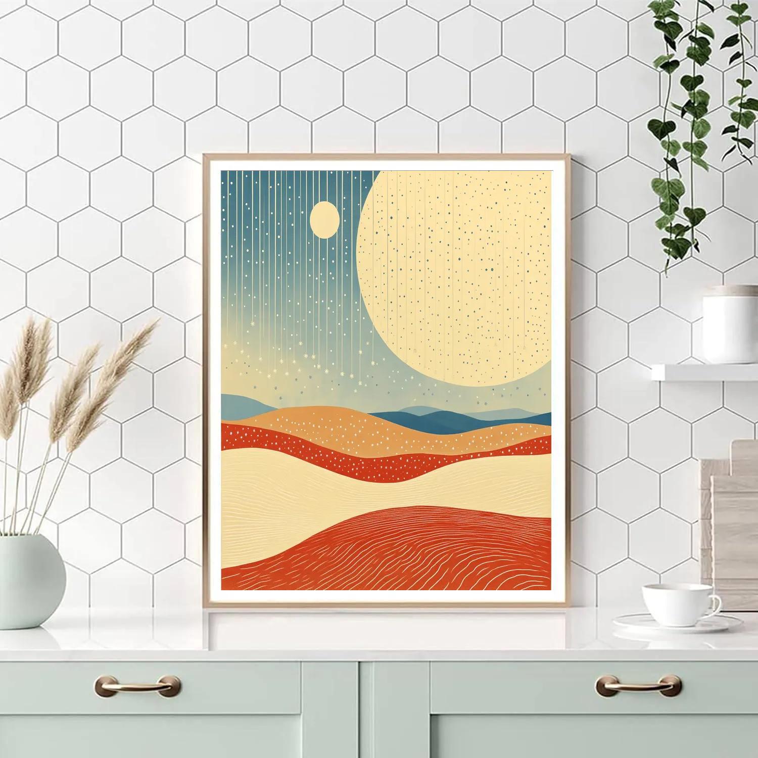 Paul Klee Inspired Desert Constellation Paint by numbers art