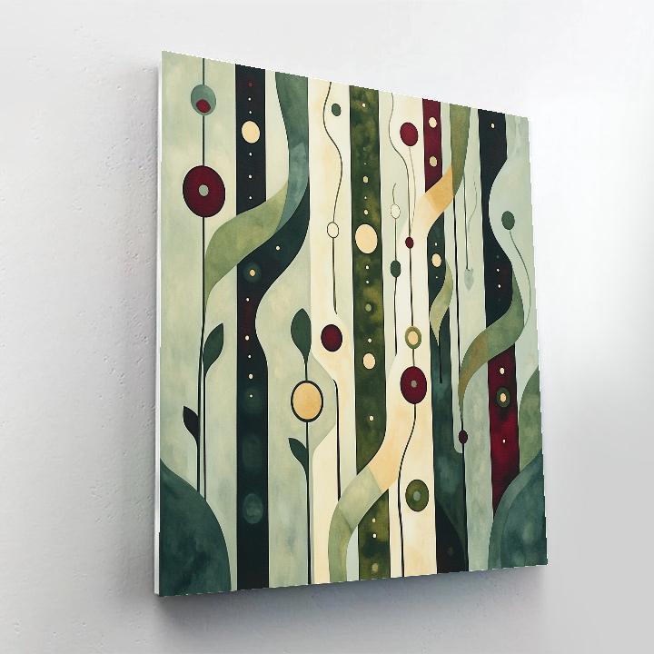 Paul Klee Inspired Mechanical Meadow Numbered painting kits