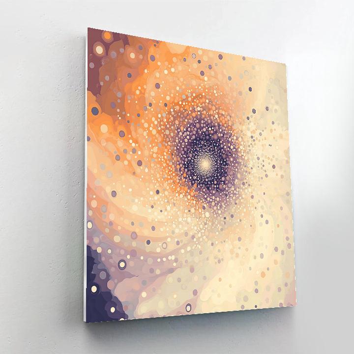 Georges Seurat Inspired Quantum Foam Garden Paint by numbers kits