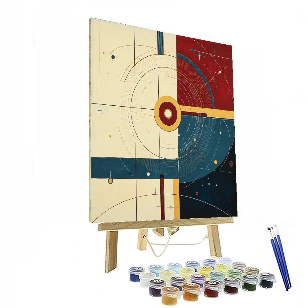 Paul Klee Inspired Silent Carousel paint by number