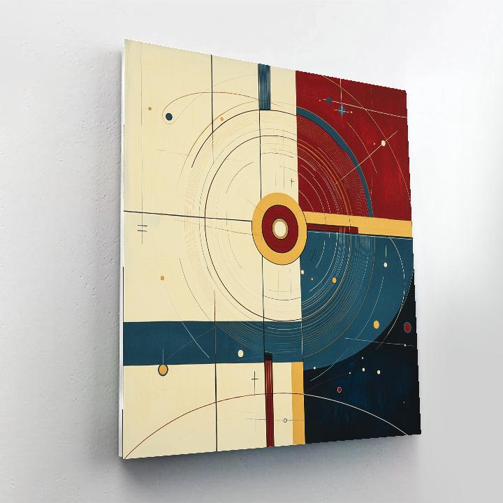 Paul Klee Inspired Silent Carousel paint by number