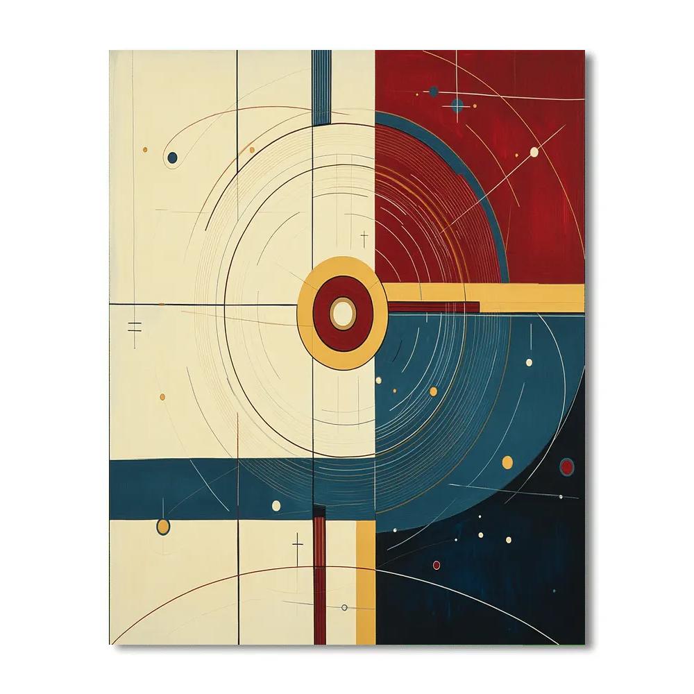 Paul Klee Inspired Silent Carousel paint by number