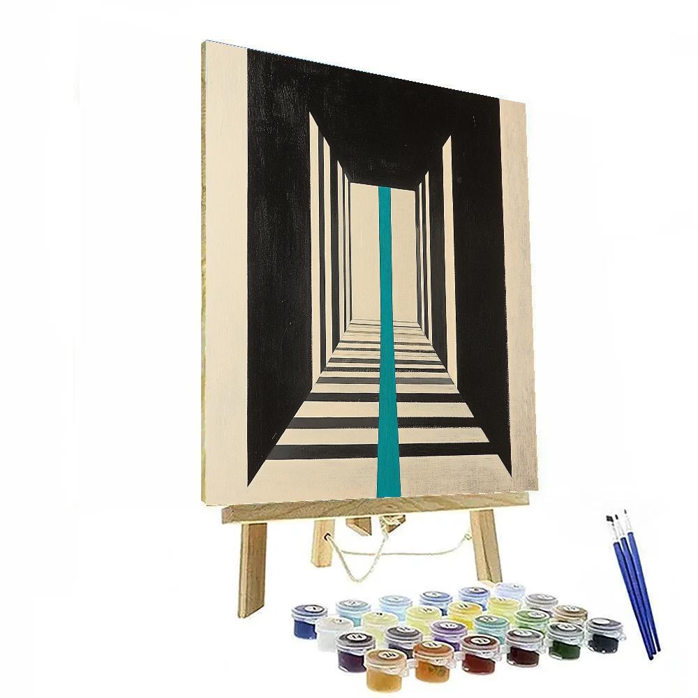 Kazimir Malevich Inspired Binary Passage Numbered painting kits