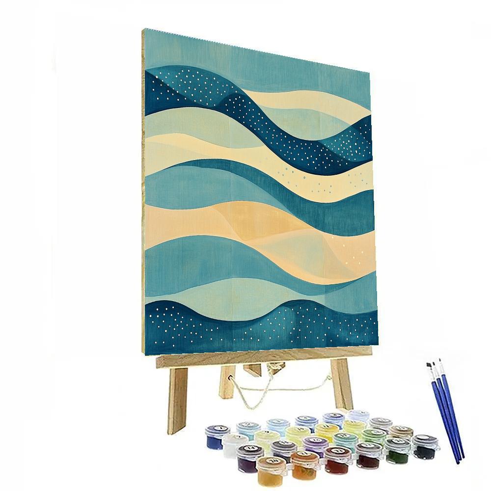 Paul Klee Inspired Tidal Geometry Paint by numbers kits