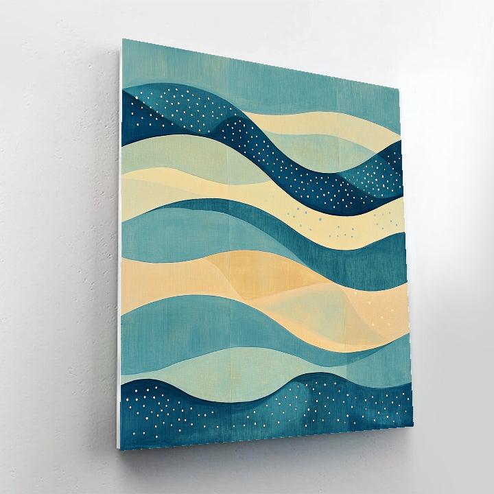 Paul Klee Inspired Tidal Geometry Paint by numbers kits