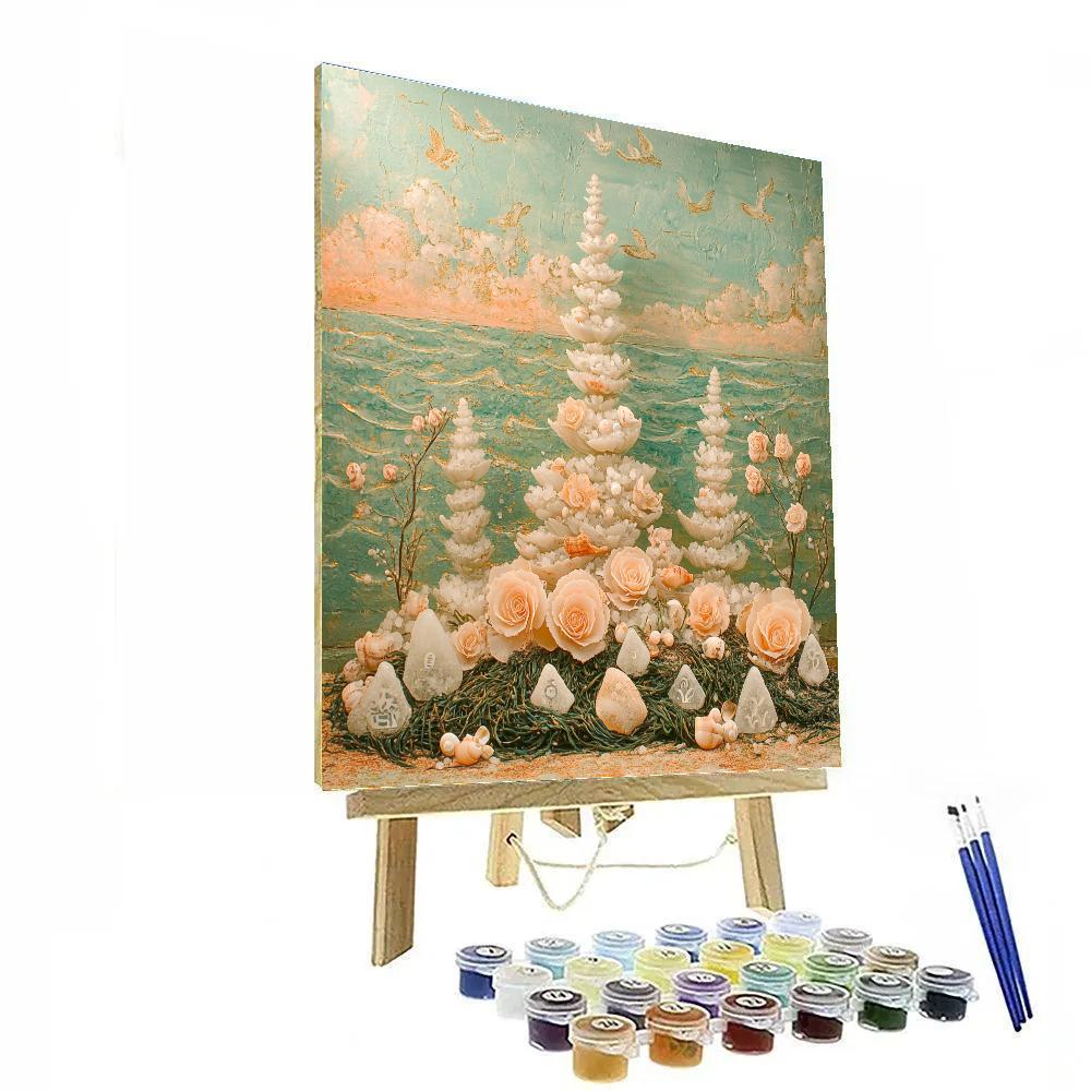 Frida Kahlo Inspired Salt Of The Sea Altar Number painting