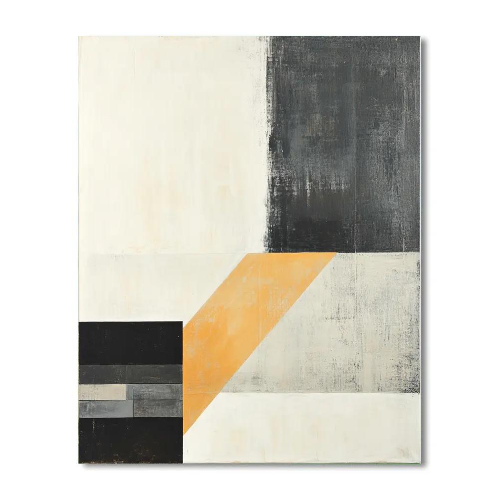 Kazimir Malevich Inspired Diagonal Silence Composition DIY paint by numbers