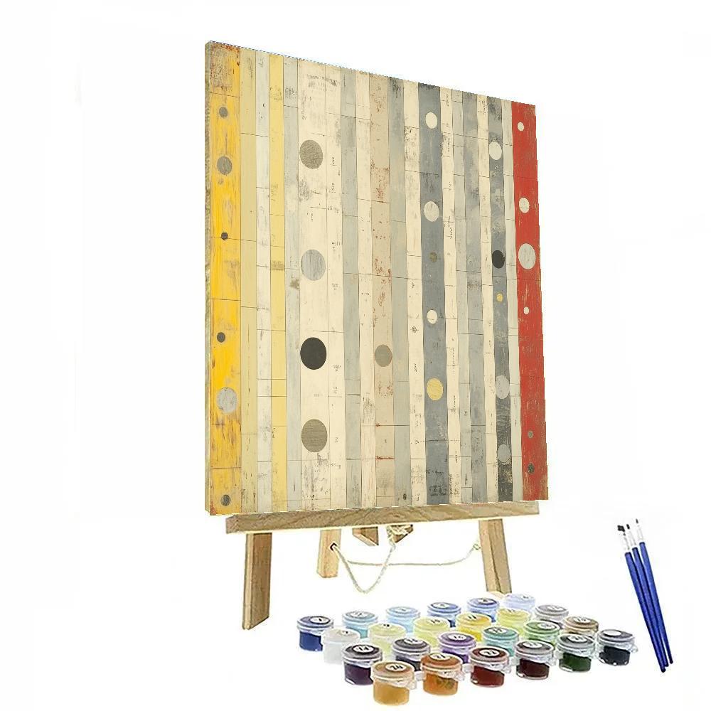 Paul Klee Inspired Lunar Ledger Painting by numbers kit
