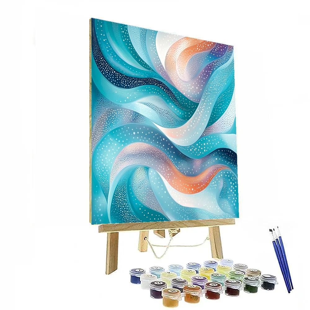 Georges Seurat Inspired Prism Current Paint by numbers art