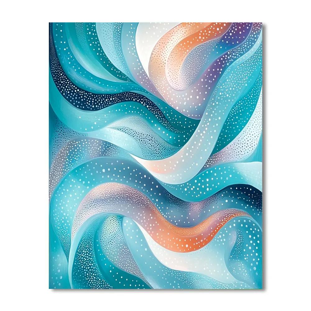 Georges Seurat Inspired Prism Current Paint by numbers art