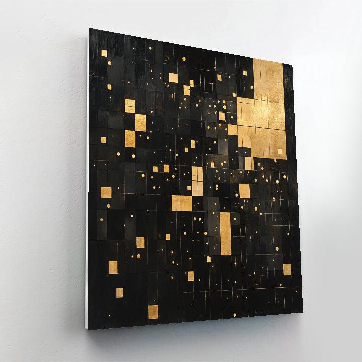 Kazimir Malevich Inspired Fragmented Solar Grid painting number kit