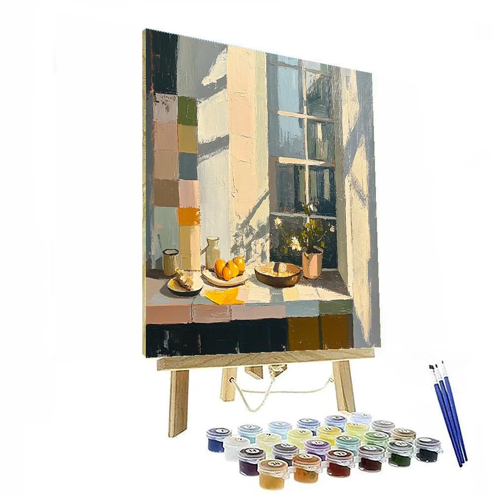Pierre Bonnard Inspired Window Seat paint by color