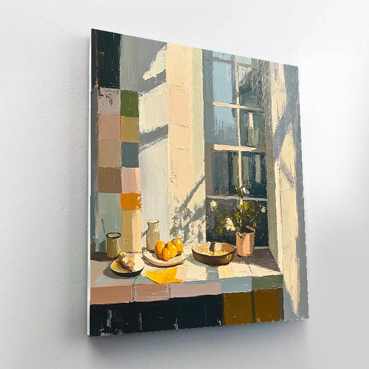 Pierre Bonnard Inspired Window Seat paint by color