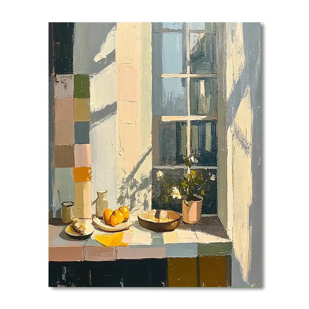 Pierre Bonnard Inspired Window Seat paint by color