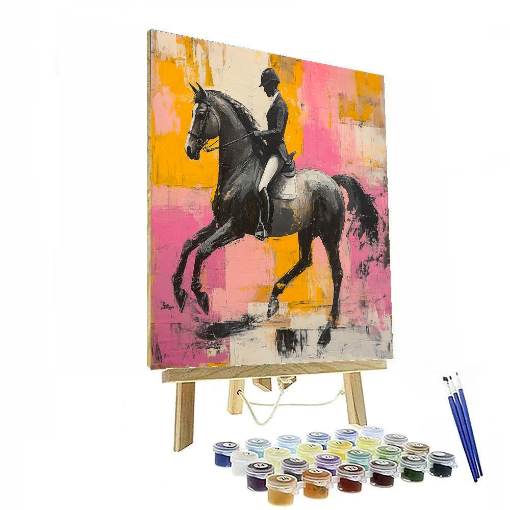 Willem De Kooning Inspired Horse Gallop Paint by numbers kits