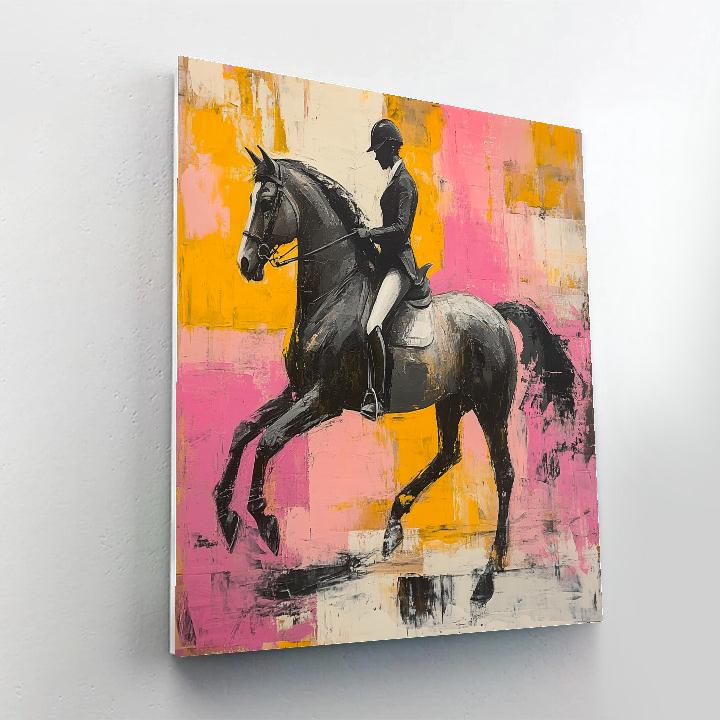Willem De Kooning Inspired Horse Gallop Paint by numbers kits